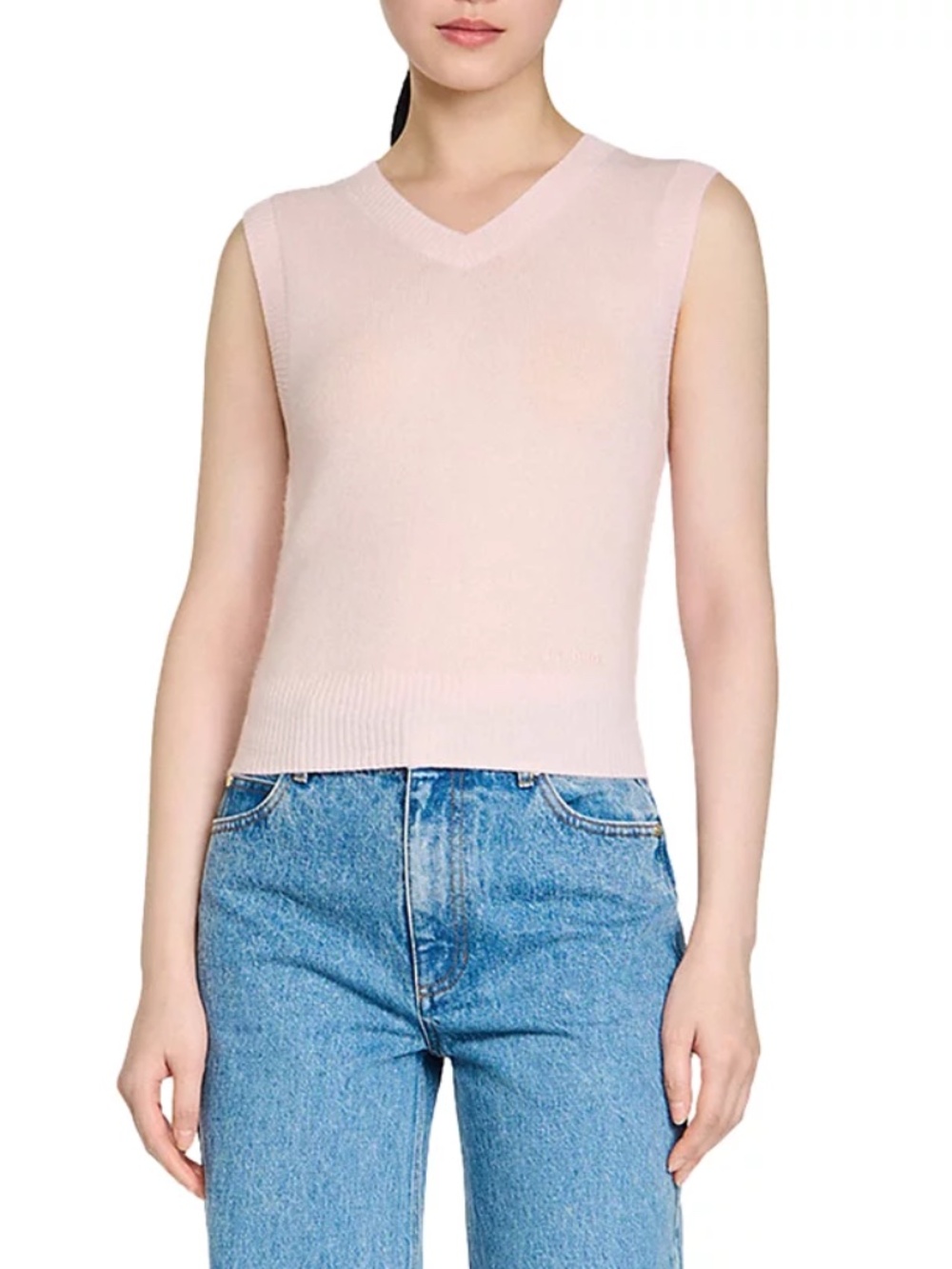 Calliste Wool Cropped Sweater